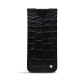 Capa em pele Samsung Galaxy S21 - Crocodile nero