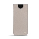 Custodia in pelle Samsung Galaxy S21 - Taupe innocent