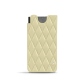 Samsung Galaxy S21 Ultra leather pouch - Beige - Couture ( Nappa - Pantone 7502C ) 
