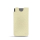 Capa em pele Samsung Galaxy S21 Ultra - Ivoire ( Sleek P C12 - White ) 