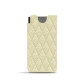 Funda de piel Samsung Galaxy S21 Ultra - Ivoire - Couture ( Sleek P C12 - White ) 