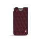 Funda de piel Samsung Galaxy S21 Ultra - Lie de vin - Couture ( Pantone 5115C ) 