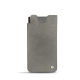 Samsung Galaxy S21 Ultra leather pouch - Acier vintage ( Pantone 403C ) 