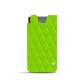 Capa em pele Samsung Galaxy S21 Ultra - Vert fluo - Couture