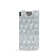 Pochette cuir Samsung Galaxy S21 Ultra - Platinium - Couture