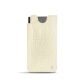 Capa em pele Samsung Galaxy S21 Ultra - Crocodile milk