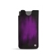 Samsung Galaxy S21 Ultra leather pouch - Violet Patine