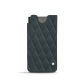 Custodia in pelle Samsung Galaxy S21 Ultra - Blu marino - Couture