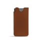 Samsung Galaxy S21 Ultra leather pouch - Marron PU