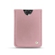 Credit Card holder X5 - Rose ( Nappa - Pantone 2365C ) 