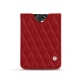 Porte cartes X5 - Rouge - Couture ( Nappa - Pantone 199C ) 
