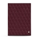 Restaurant menu cover with screwpost binding - A5 - Lie de vin - Couture ( Pantone 5115C ) 