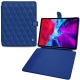 Apple iPad Pro 12.9" (2020) leather case - Bleu océan - Couture ( Nappa - Pantone 293C ) 