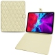 가죽 커버 Apple iPad Pro 12.9" (2020) - Ivoire - Couture ( Sleek P C12 - White ) 