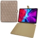 Apple iPad Pro 12.9" (2020) leather case - Taupe vintage - Couture