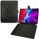 Housse cuir Apple iPad Pro 12.9" (2020) - Autruche nero