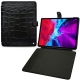 Housse cuir Apple iPad Pro 12.9" (2020) - Crocodile nero