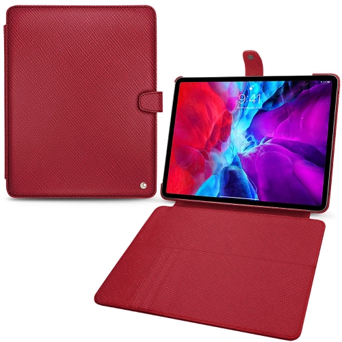 Apple iPad Pro 12.9用高品質カバーRouge passion ( Pantone #a6192e ) 