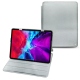 Apple iPad Pro 12.9" (2020) leather case - Platinium ( Pantone 877C ) 