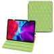 Apple iPad Pro 12.9" (2020) leather case - Vert olive - Couture ( Nappa - Pantone 578U ) 
