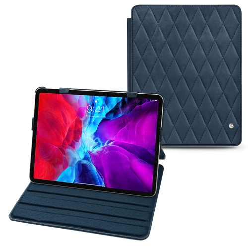 Housse Apple iPad Pro 12.9 Pouces 2022/ iPad Pro 12,9 2021/ iPad Pro 12,9  2020 4G/ 5G bleue - Etui bleu coque de protection tablette iPad PRO 12,9