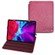 Housse cuir Apple iPad Pro 12.9" (2020) - Serpent ciclamino