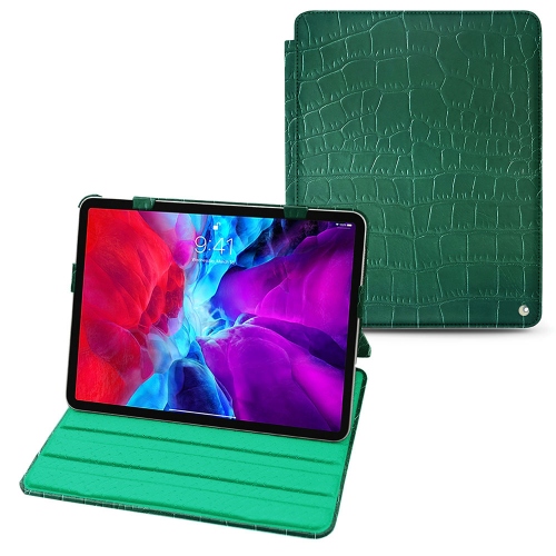 Funda elegante y personalizable para Apple iPad Pro 12.9Crocodile pino ( Pantone #173F35 ) 