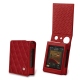 Cowon Plenue D3 leather case - Rouge - Couture ( Nappa - Pantone 199C ) 
