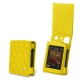 Housse cuir Cowon Plenue D3 - Jaune fluo - Couture