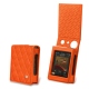 Housse cuir Cowon Plenue D3 - Orange fluo - Couture