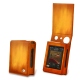 Lederschutzhülle Cowon Plenue D3 - Orange Patine