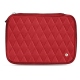 Housse cuir pour disque dur externe - Rouge troupelenc - Couture