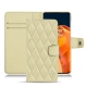 Capa em pele OnePlus 9 Pro - Beige - Couture ( Nappa - Pantone 7502C ) 