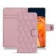 OnePlus 9 Pro leather case - Rose - Couture ( Nappa - Pantone 2365C ) 
