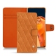 Housse cuir OnePlus 9 Pro - Mandarine vintage - Couture
