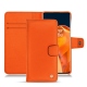 Housse cuir OnePlus 9 Pro - Orange fluo