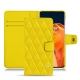 가죽 커버 OnePlus 9 Pro - Jaune fluo - Couture