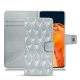 Capa em pele OnePlus 9 Pro - Platinium - Couture