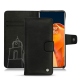 Housse cuir OnePlus 9 Pro - Negre poudro