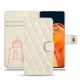 Housse cuir OnePlus 9 Pro - Blanc escumo - Couture