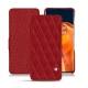 Capa em pele OnePlus 9 Pro - Rouge - Couture ( Nappa - Pantone 199C ) 