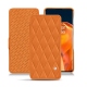 Funda de piel OnePlus 9 Pro - Orange - Couture ( Nappa - Pantone 1495U ) 