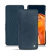 OnePlus 9 Pro leather case - Jean vintage ( Roughtcut - Pantone 285U  ) 