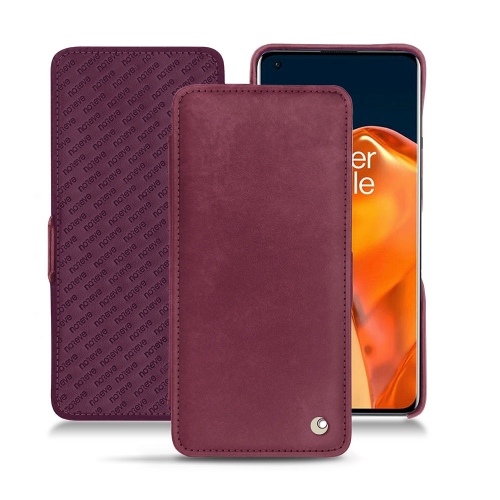 Premium leather case for OnePlus 9 ProPrune vintage ( Pantone #612434 ) 