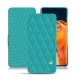 Capa em pele OnePlus 9 Pro - Bleu fluo - Couture