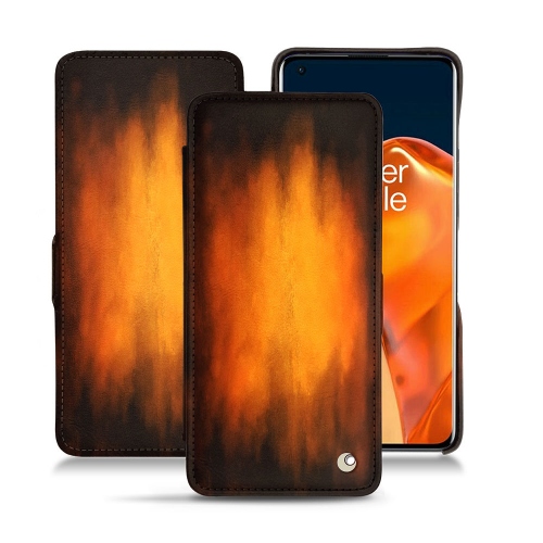 Estojo de couro premium para OnePlus 9 ProFauve Patine