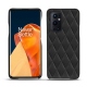 OnePlus 9 Pro leather cover - Noir - Couture ( Nappa - Black ) 
