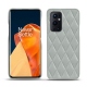 OnePlus 9 Pro leather cover - Gris - Couture ( Nappa - Pantone W428C ) 