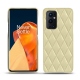 Coque cuir OnePlus 9 Pro - Beige - Couture ( Nappa - Pantone 7502C ) 