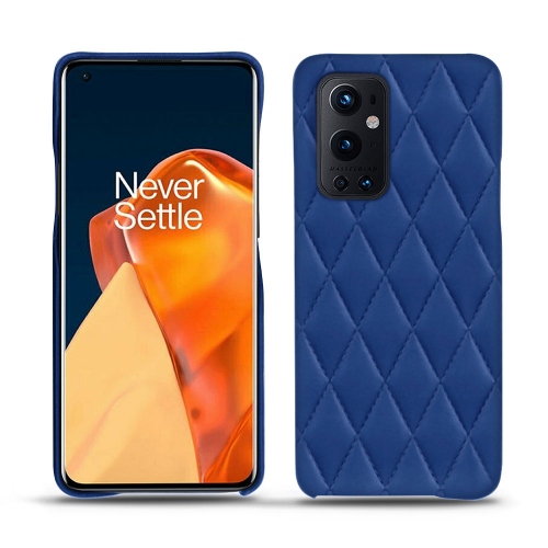 Glamorous back cover for OnePlus 9 ProBleu océan - Couture ( Nappa - Pantone #15458a) 